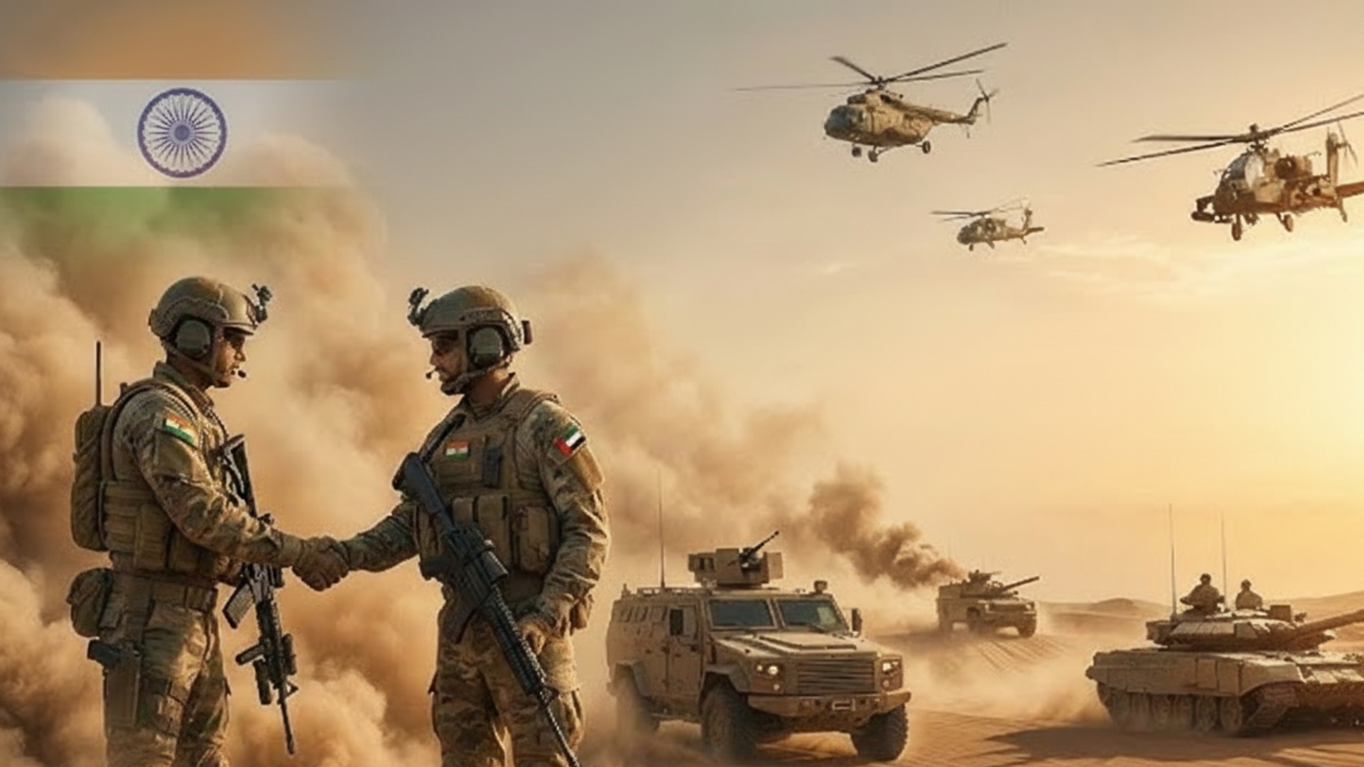 Indian and UAE forces conduct joint urban combat drills during DESERT CYCLONE–II