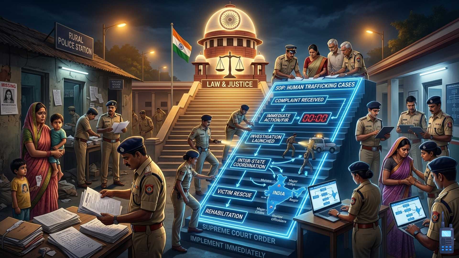 SC Pushes Urgent SOP for Human Trafficking Cases