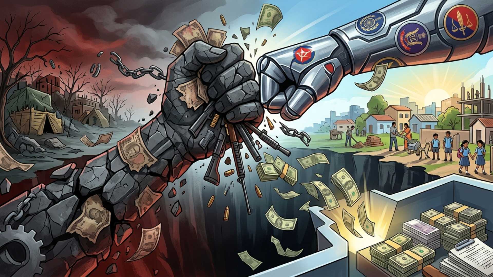 NIA–ED crackdown cripples Maoist funding networks across India