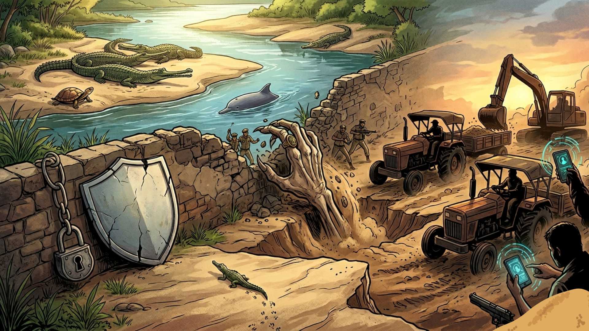 Sand, Survival, and Syndicates: The Chambal Sanctuary Crisis