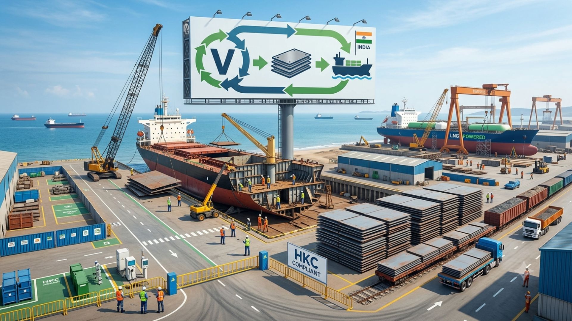 GS3 → Infrastructure Ship Recycling Credit Note Scheme: Bridging India's Strength in Recycling with its Shipbuilding Ambitions Jun 15, 2026 •The Hindu •4 mins read