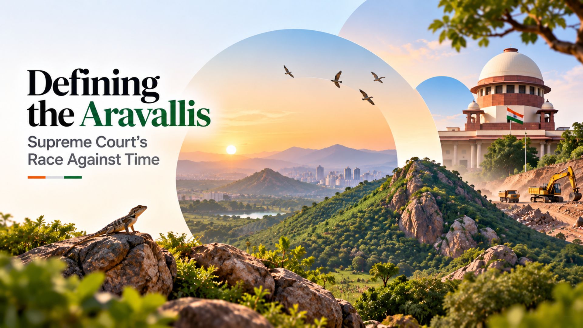 GS3 → Environment & Bio-diversity Defining the Aravallis: Supreme Court's Race Against Time Sep 8, 2026 •The Hindu •4 mins read